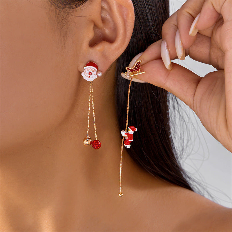 14K Gold-Plated 2025 Christmas Earrings
