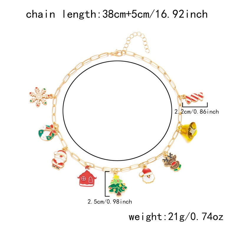 14K Gold-Plated 2025 Christmas Necklace