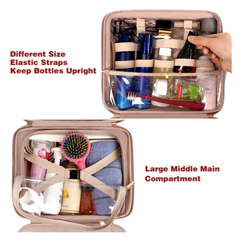 Large Capacity Cosmetic Jewelry Storage Travel Bag
