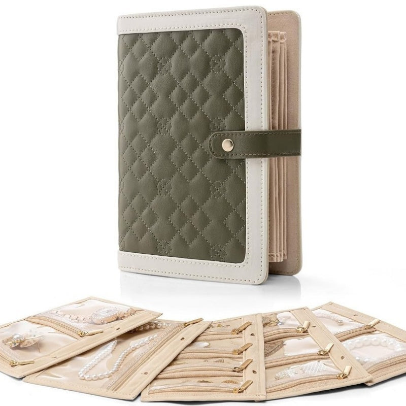 Large Capacity Jewelry Storage Clutch Bag & Travel Organizers