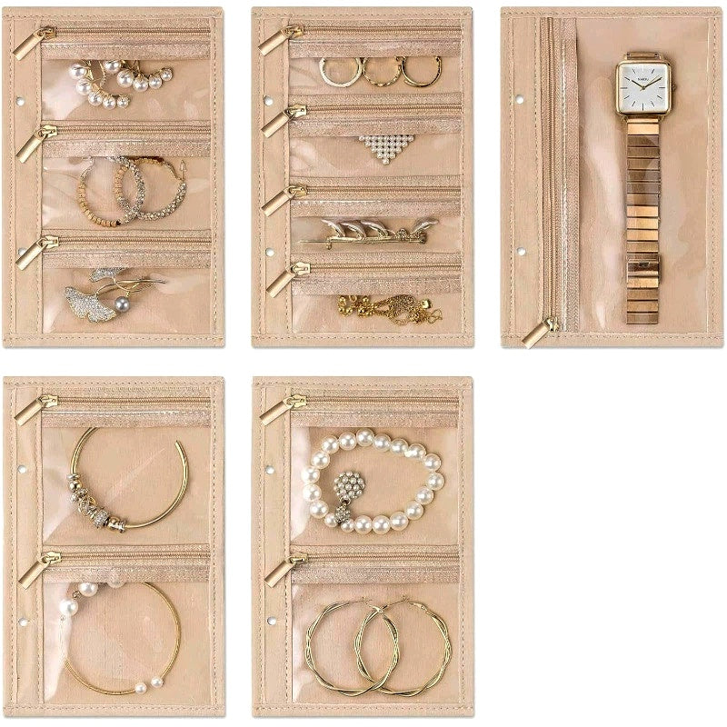 Large Capacity Jewelry Storage Clutch Bag & Travel Organizers