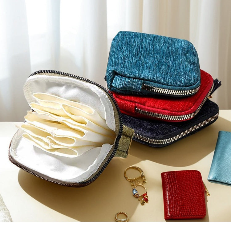 Portable Jewelry Storage Wallet Bag