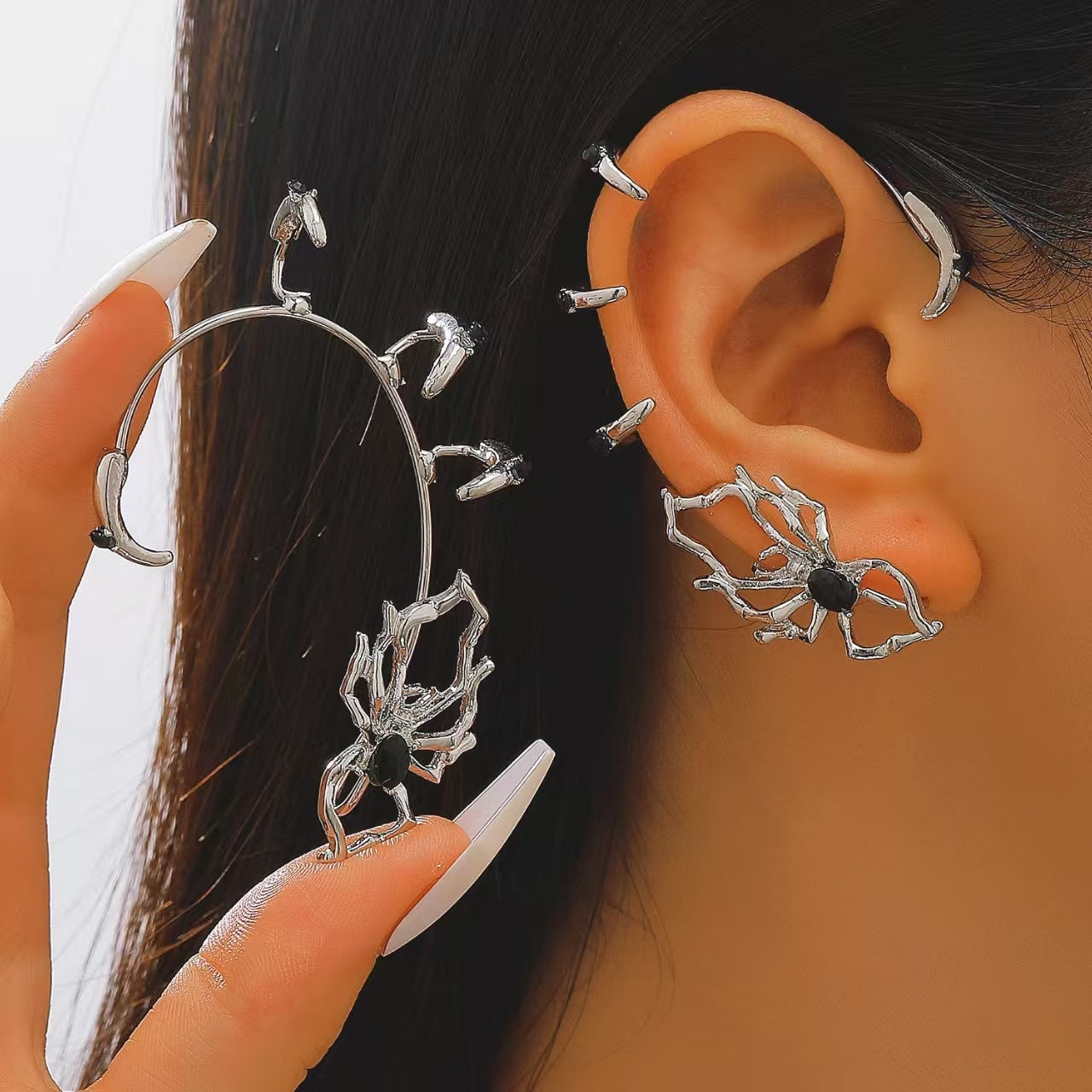 Halloween Spider Ear Cuffs