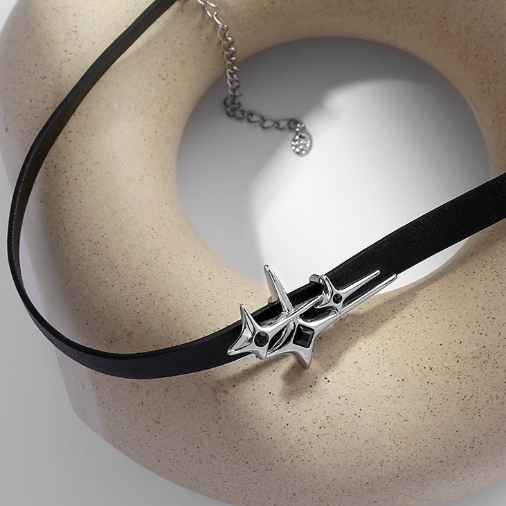 Four Star Premium Y2K Choker for Halloween Gift Daily