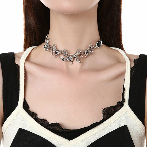 Liquid Butterfly Premium Choker for Halloween Gift Daily